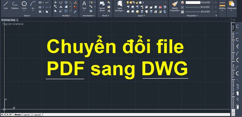 Cách chuyển PDF sang CAD Dwg dễ dàng, Chính xác 2023