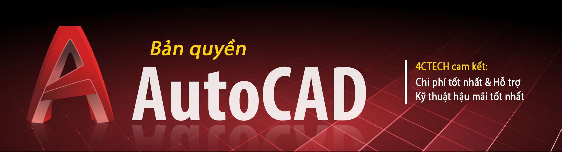 Phan mem Autocad ban quyen banner new